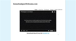 Desktop Screenshot of kennebunkportwebcams.com